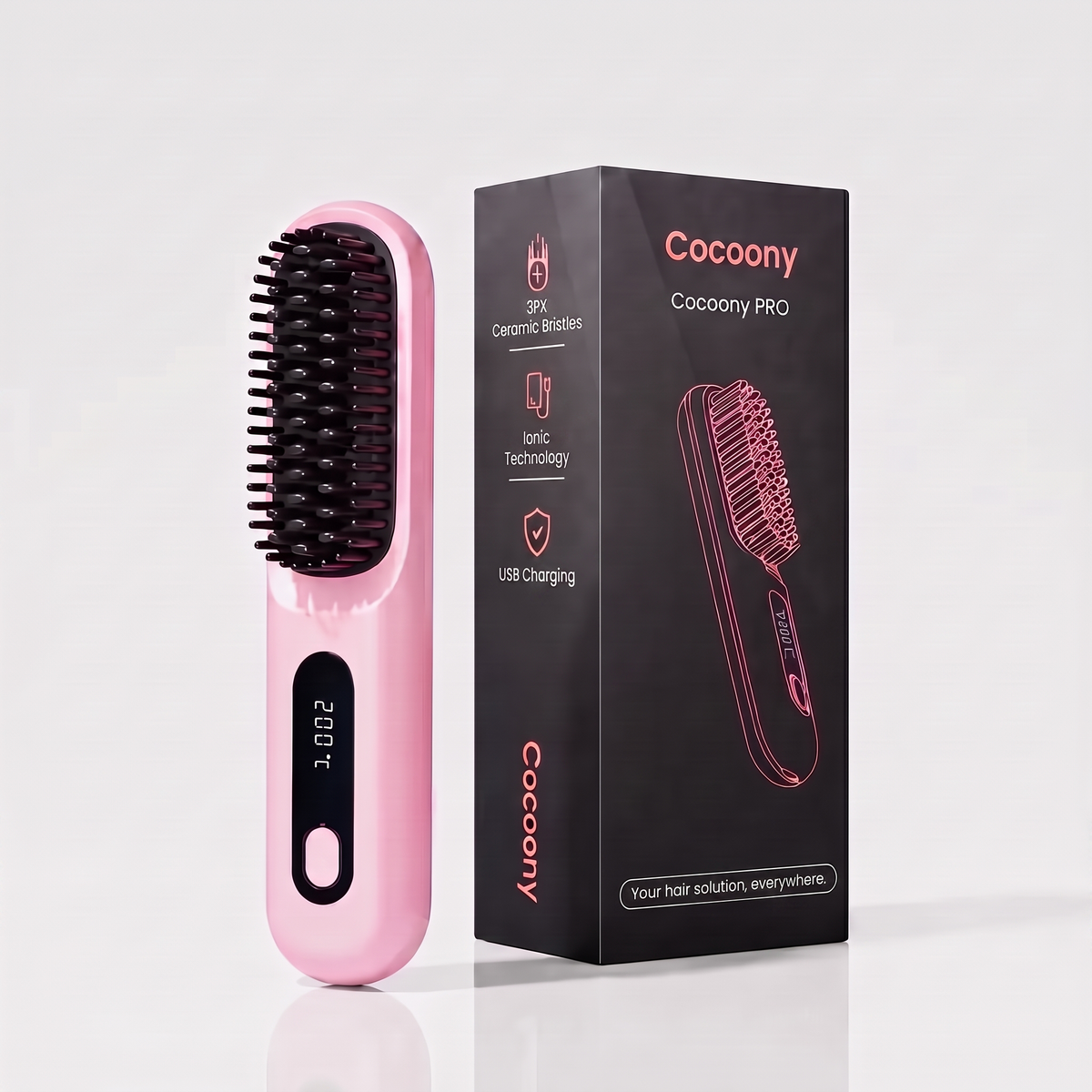 SilkGlide™ Cordless Straightening Brush