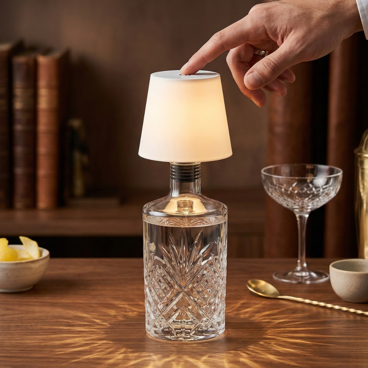 BottleGlow™ Rechargeable Bottle-Top Lamp