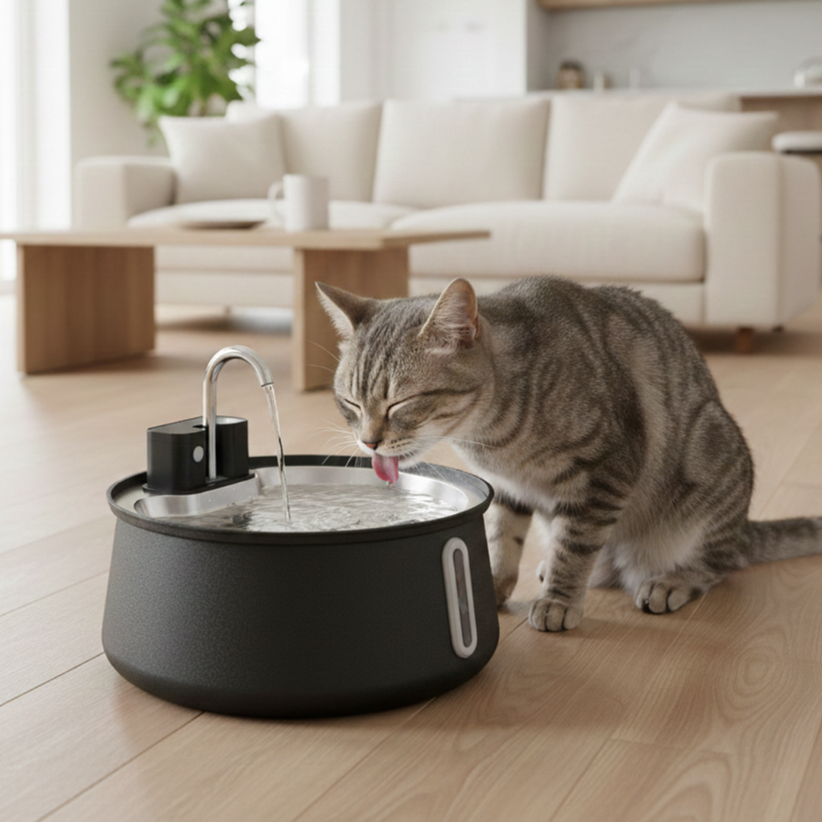 PurrFlow™ Cordless Cat Water Fountain