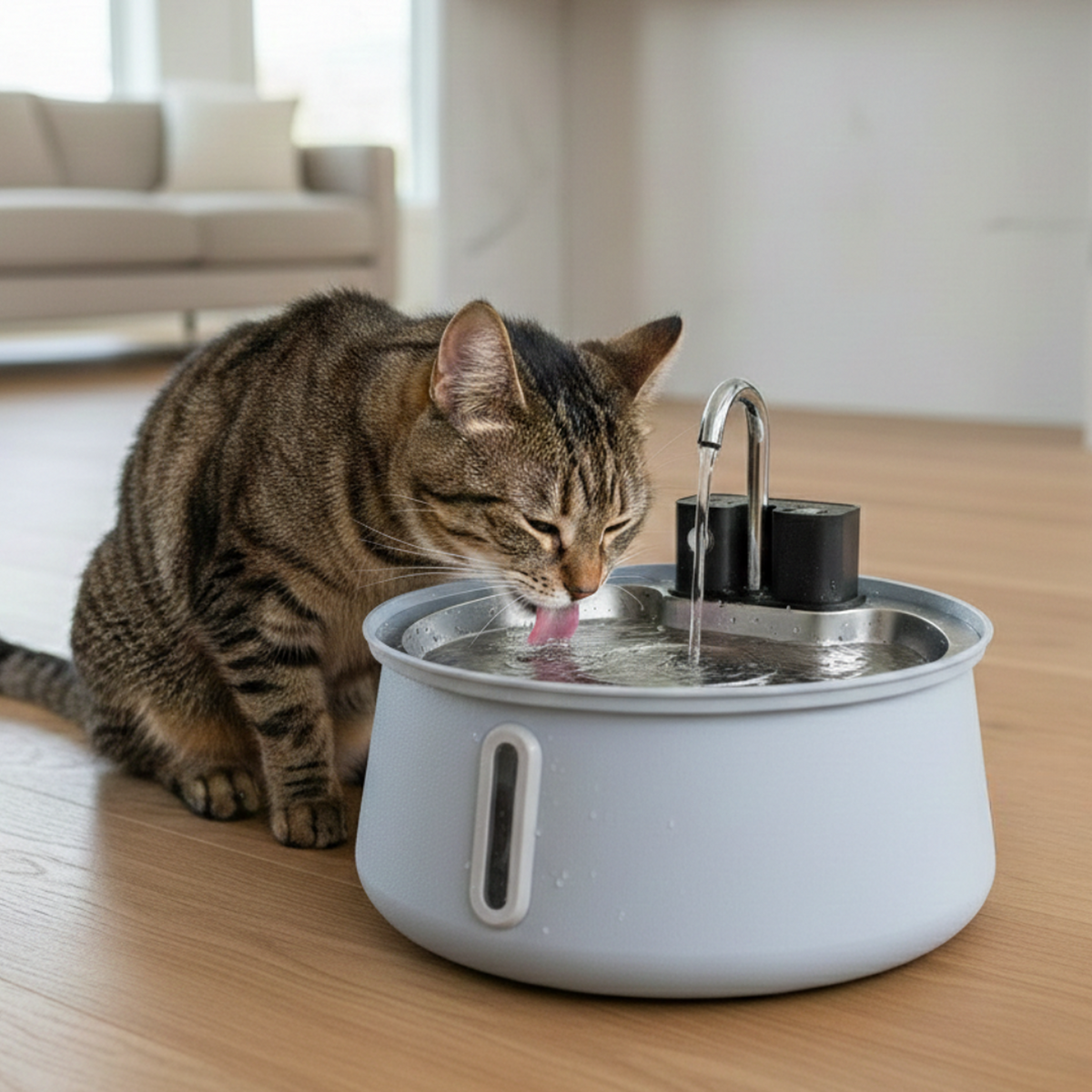 PurrFlow™ Cordless Cat Water Fountain