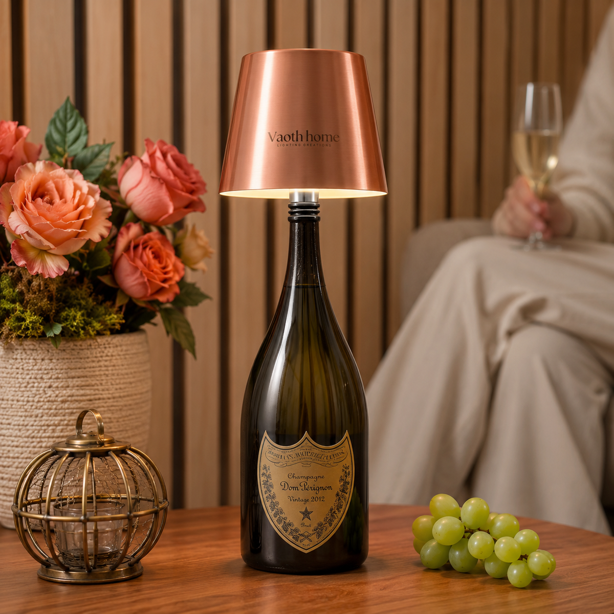 BottleGlow™ Rechargeable Bottle-Top Lamp