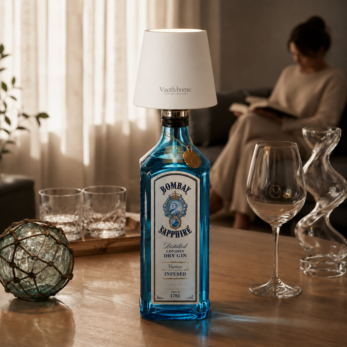 BottleGlow™ Rechargeable Bottle-Top Lamp