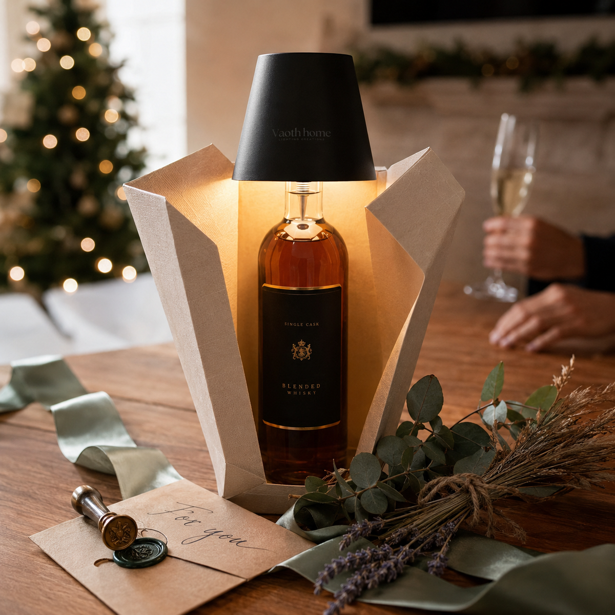 BottleGlow™ Rechargeable Bottle-Top Lamp