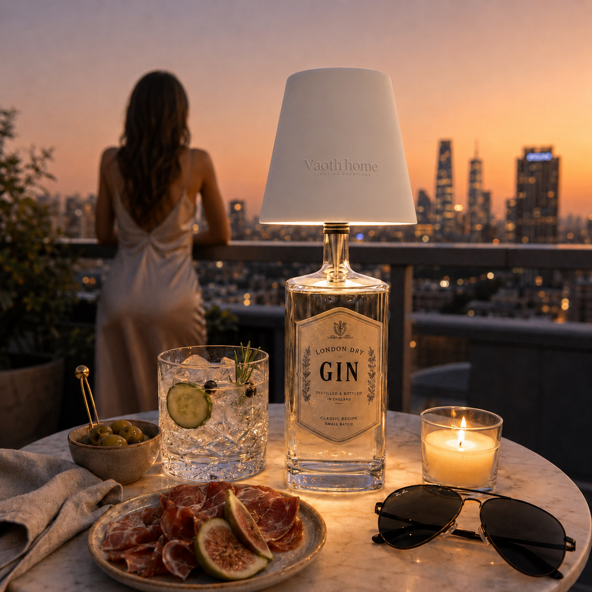 BottleGlow™ Rechargeable Bottle-Top Lamp