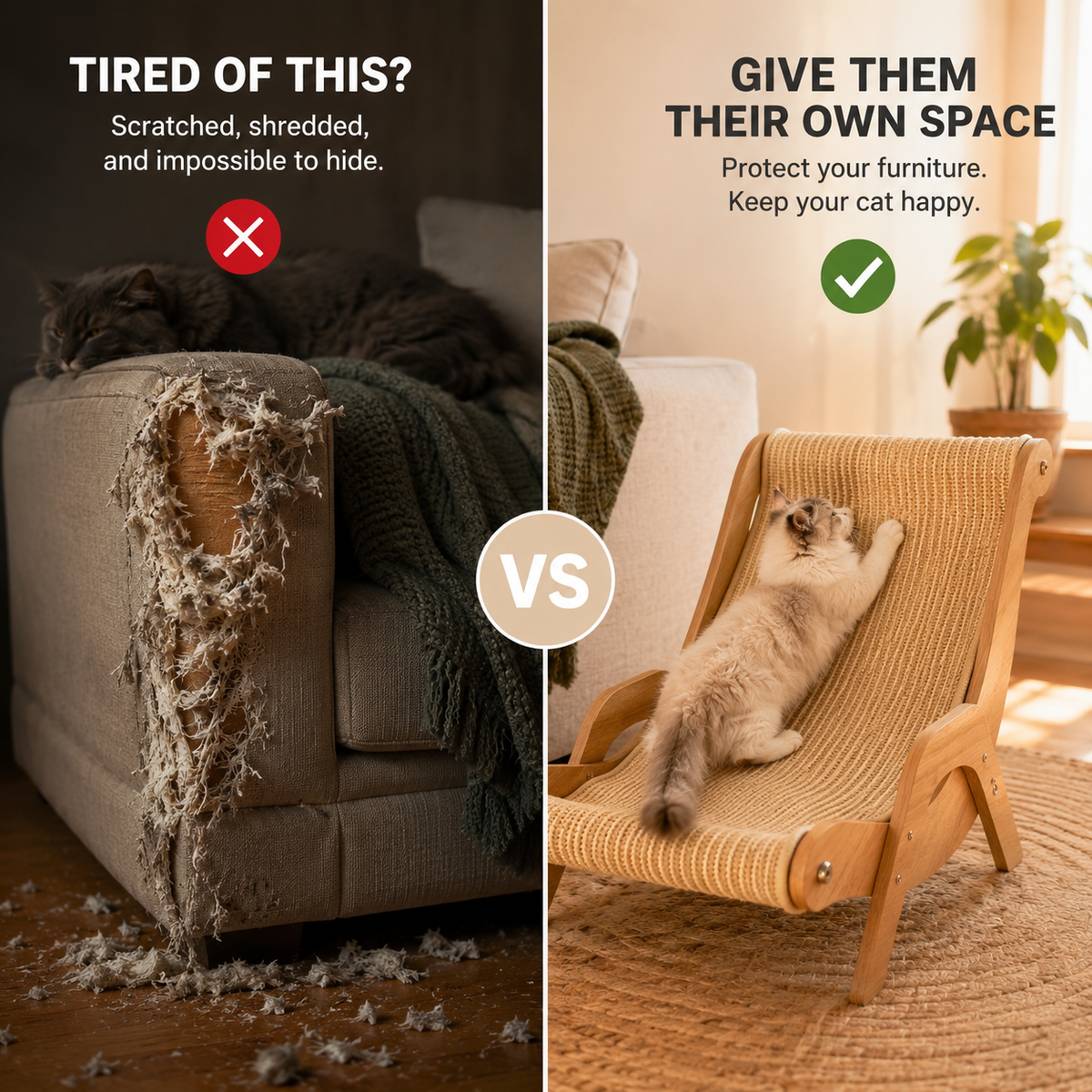 PurrNest™ Cat Scratcher Lounge