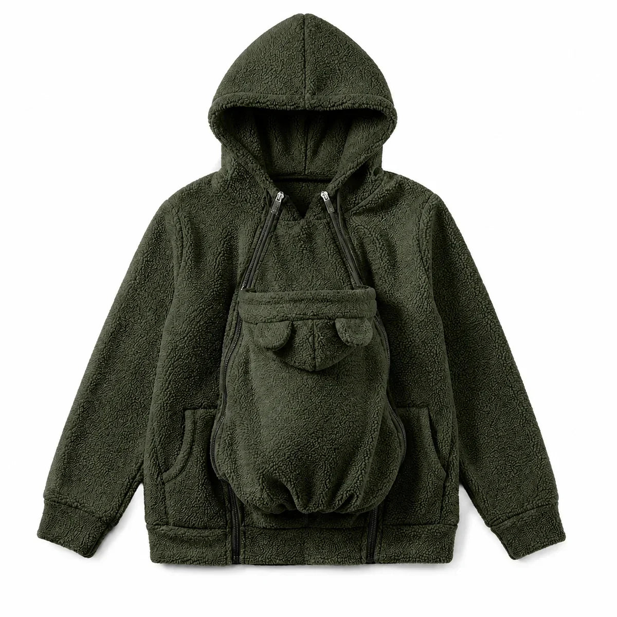 MamaNest™ Cozy Babywearing Sherpa Hoodie