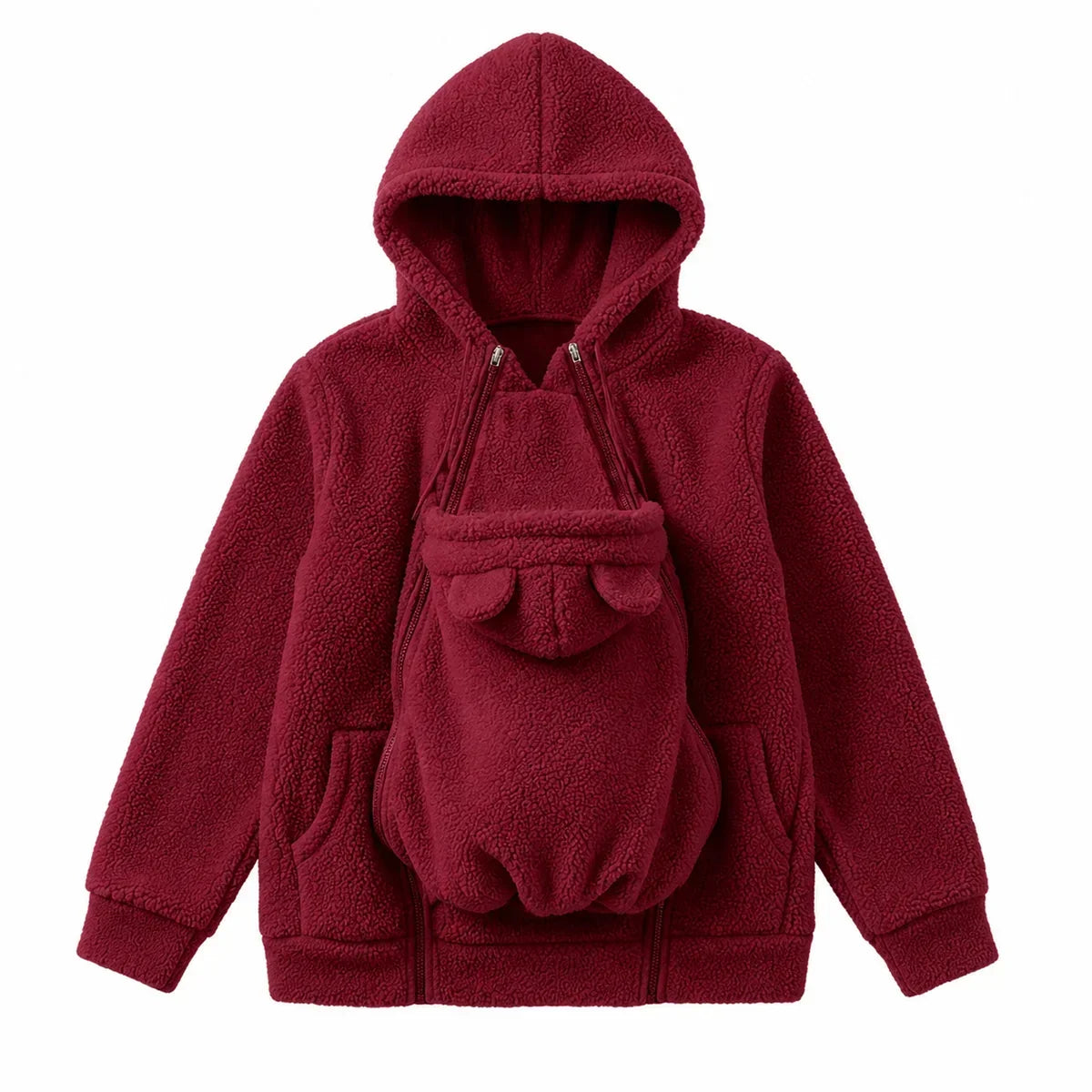 MamaNest™ Cozy Babywearing Sherpa Hoodie