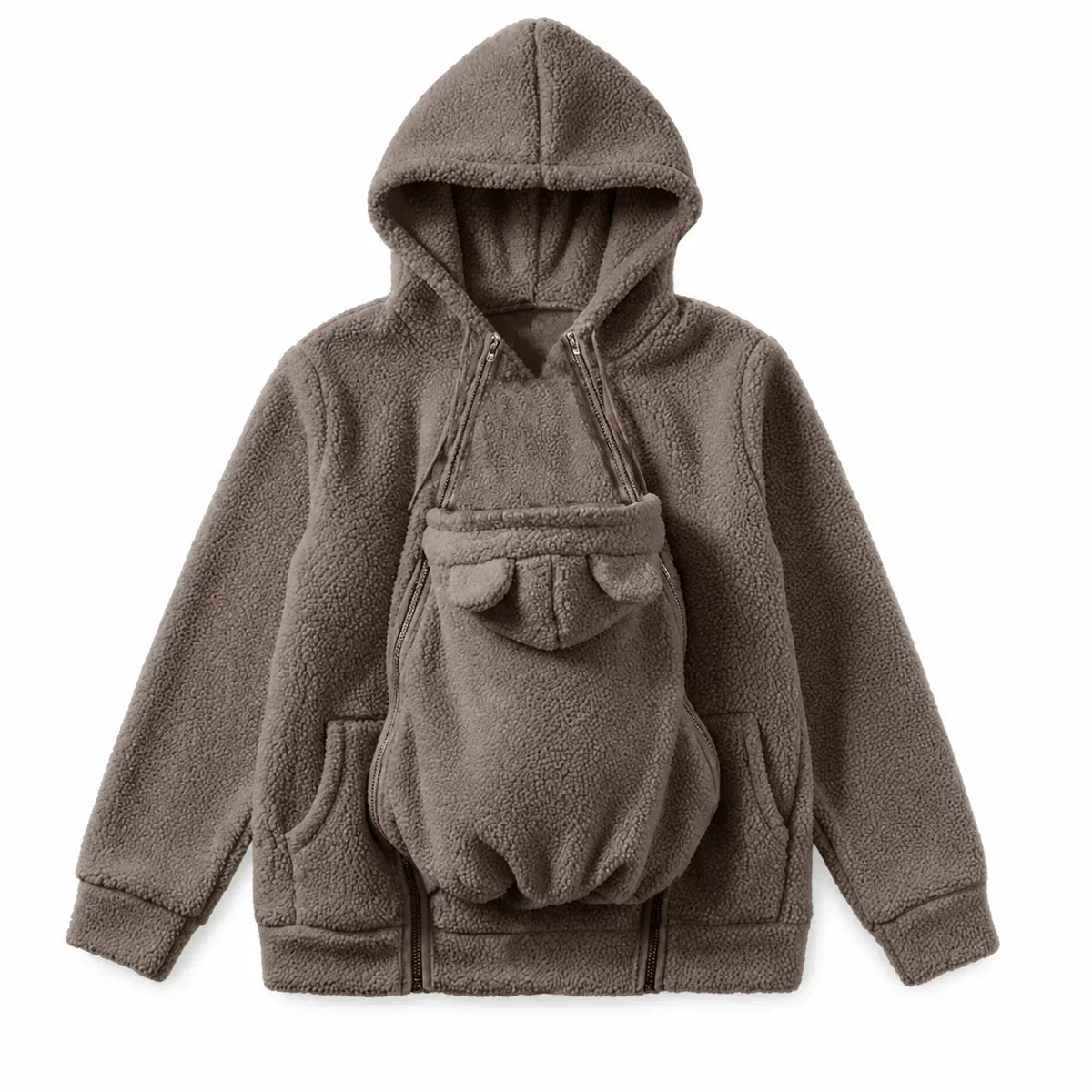 MamaNest™ Cozy Babywearing Sherpa Hoodie