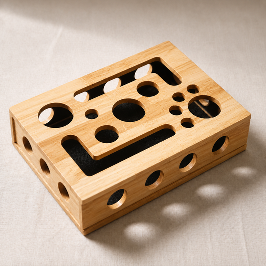ClawNest™ Wooden Cat Claw Care Box