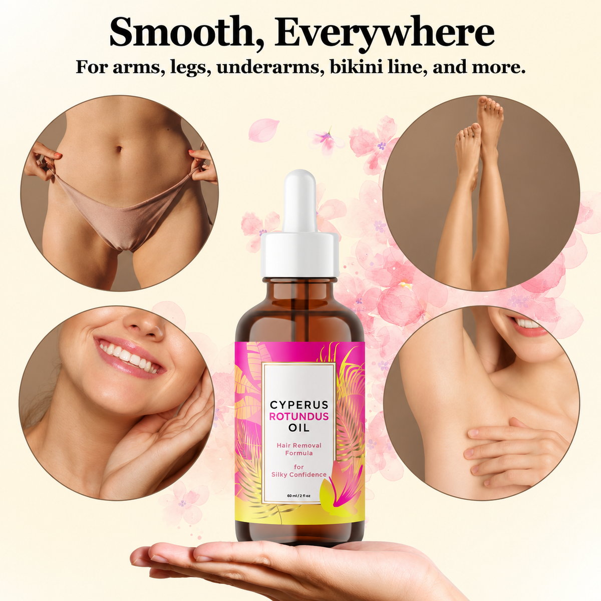 SilkRoot™ Cyperus Rotundus Hair Reduction Oil