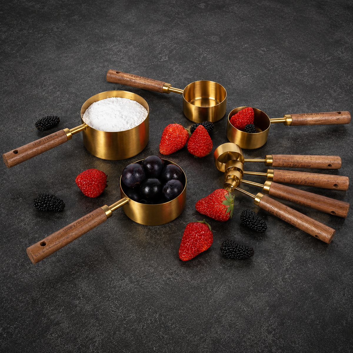 MeasureCraft™ 8-Piece Culinary Measuring Set