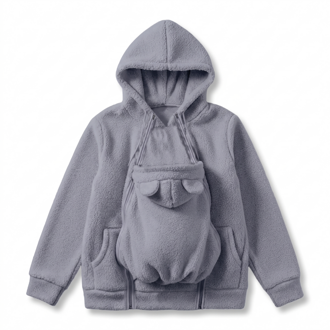 MamaNest™ Cozy Babywearing Sherpa Hoodie