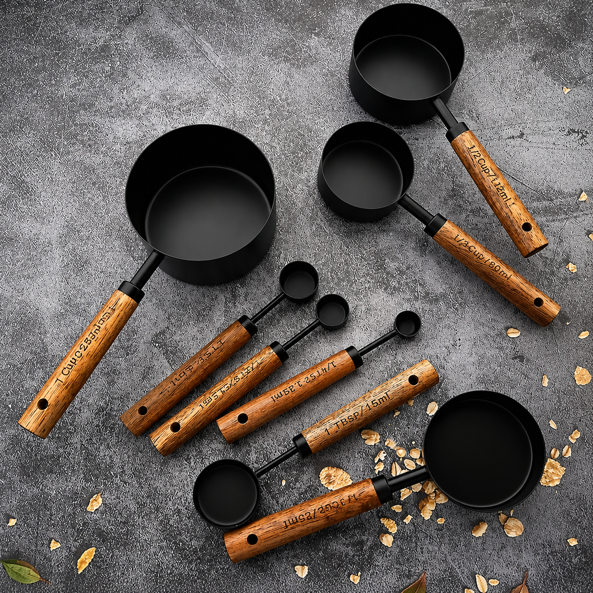 MeasureCraft™ 8-Piece Culinary Measuring Set
