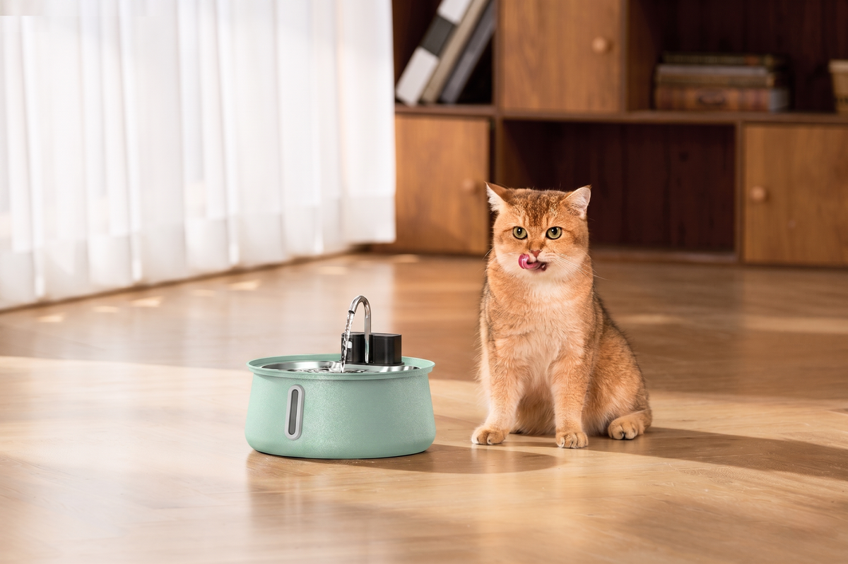 PurrFlow™ Cordless Cat Water Fountain