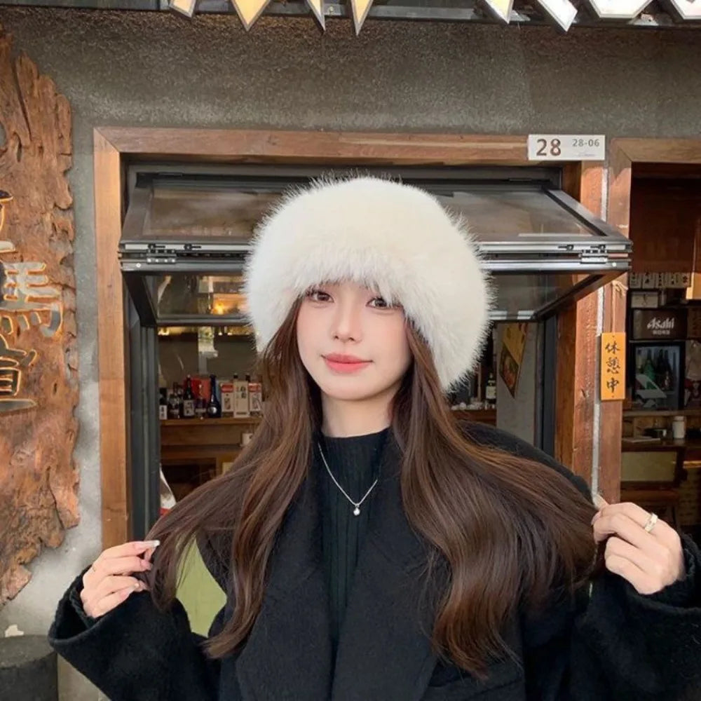 FurLuxe™ Elegant Faux Fur Winter Hat