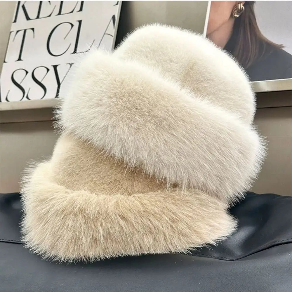 FurLuxe™ Elegant Faux Fur Winter Hat
