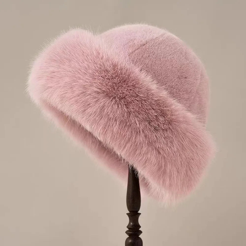 FurLuxe™ Elegant Faux Fur Winter Hat