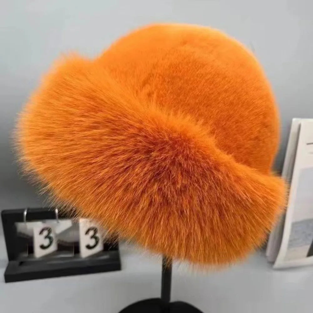 FurLuxe™ Elegant Faux Fur Winter Hat
