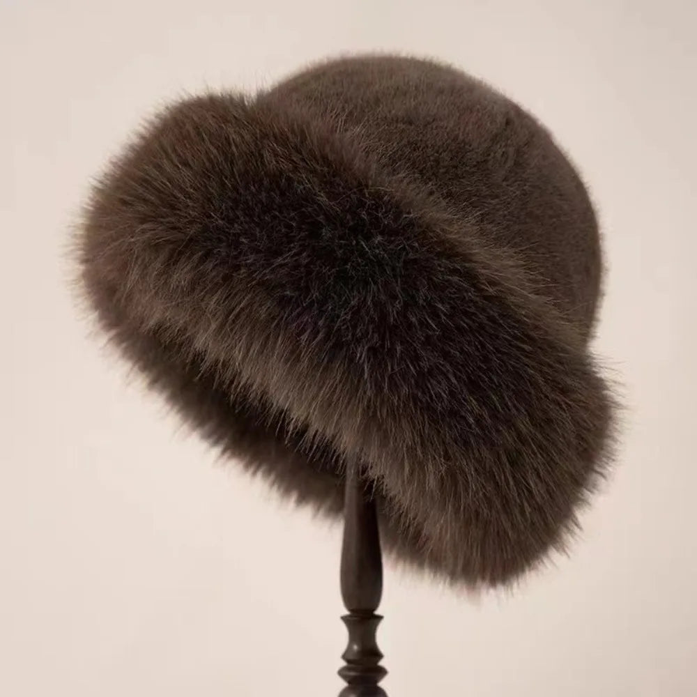 FurLuxe™ Elegant Faux Fur Winter Hat