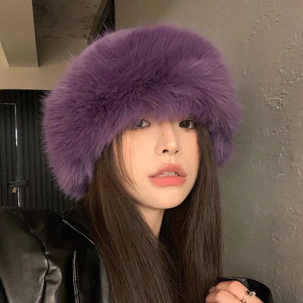 FurLuxe™ Elegant Faux Fur Winter Hat