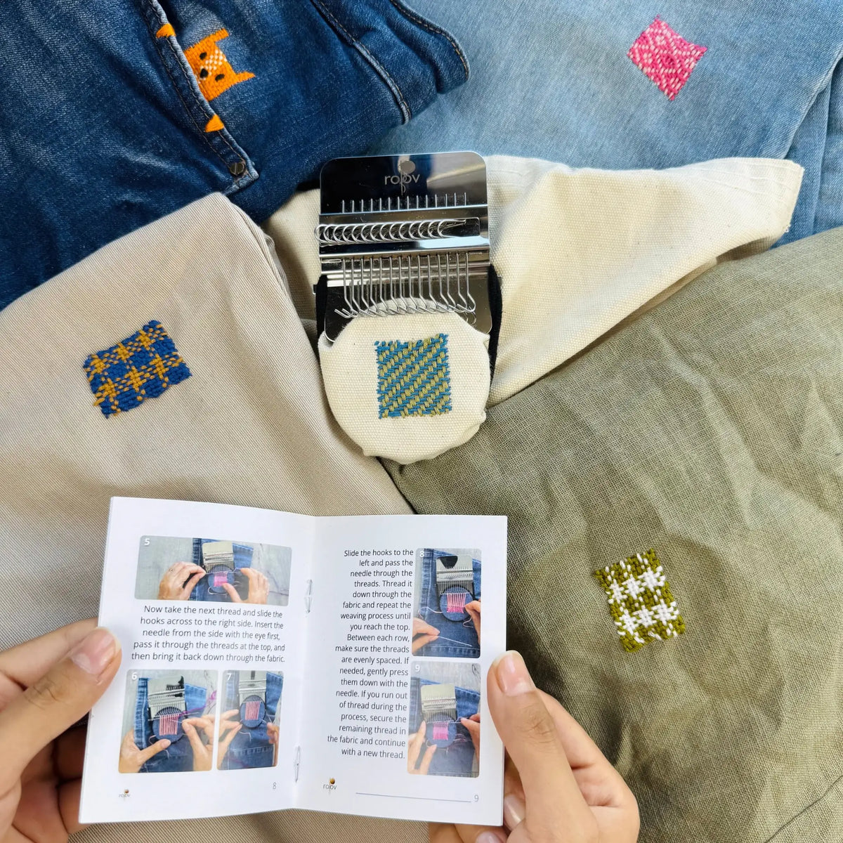 WeaveCraft™ Wooden Mending Kit