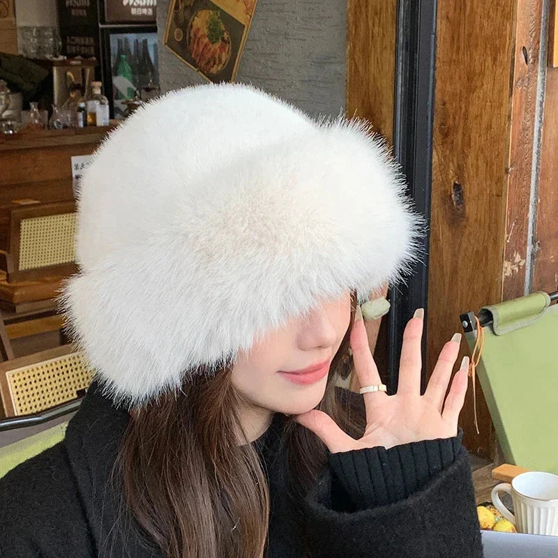 FurLuxe™ Elegant Faux Fur Winter Hat