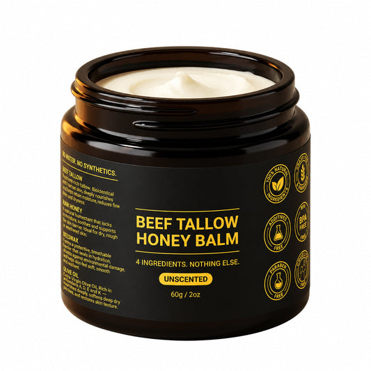 TallowForge™ Men’s Tallow & Honey Skin Balm