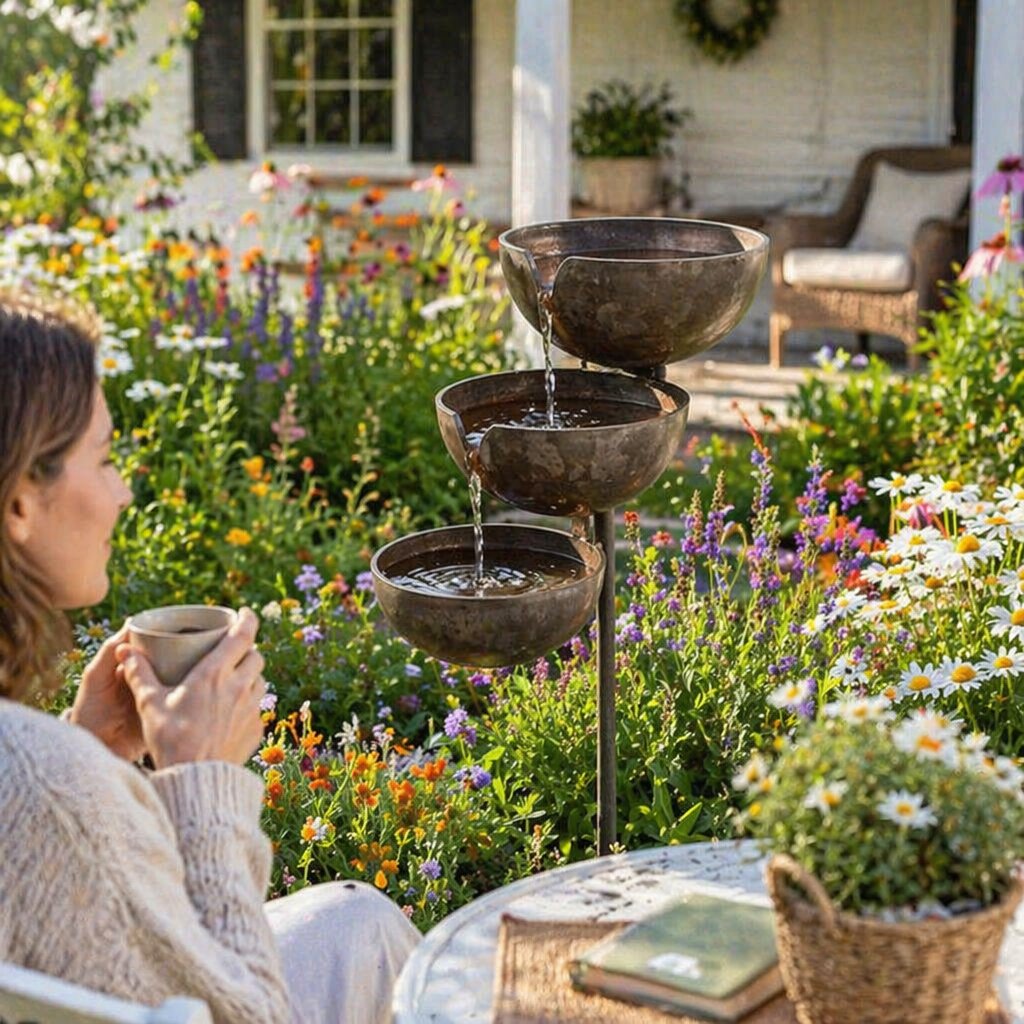 Rainora™ Rain Collector Bird Bath | A Natural Water Source for Birds & Bees