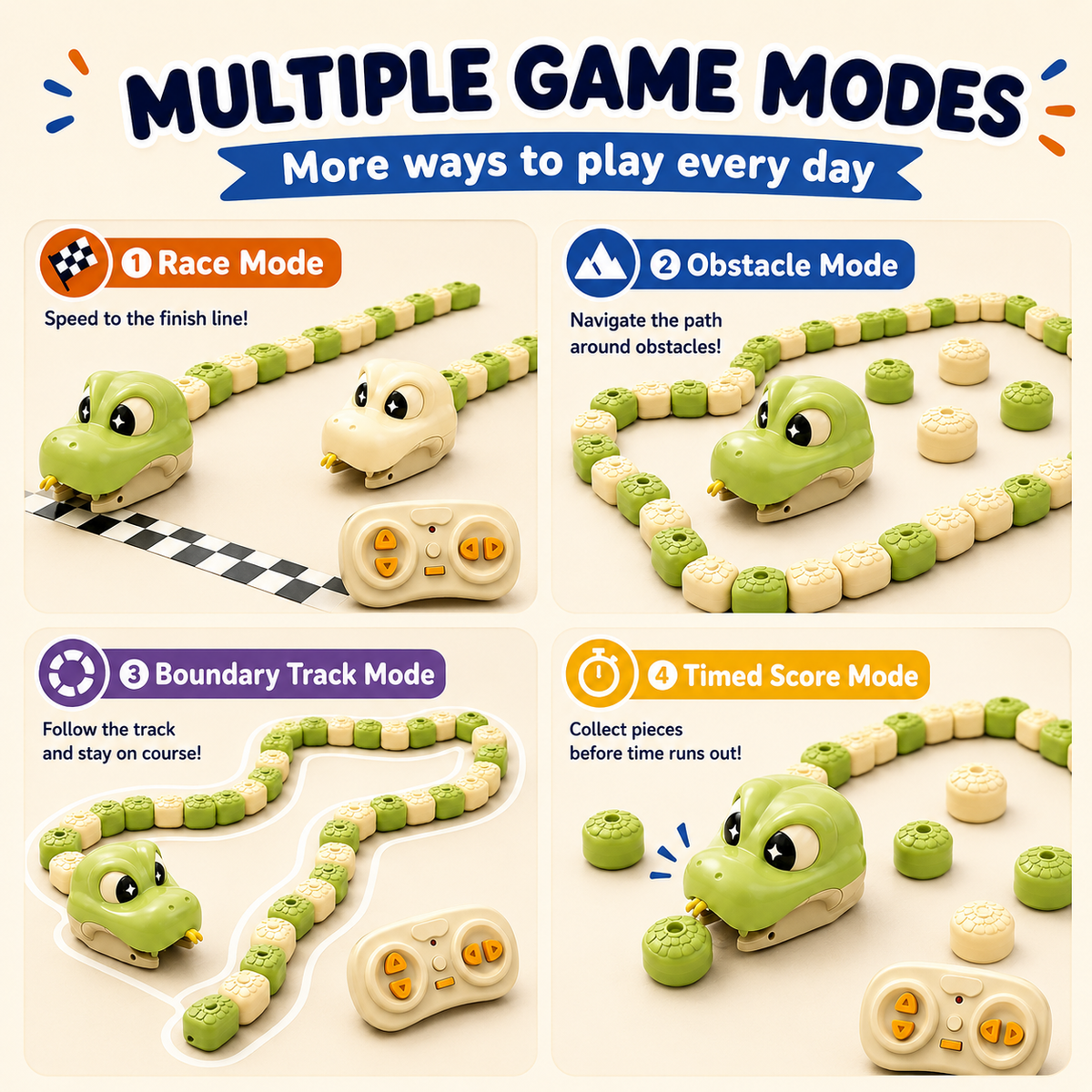 SnapSnake™ Interactive Magnetic RC Game