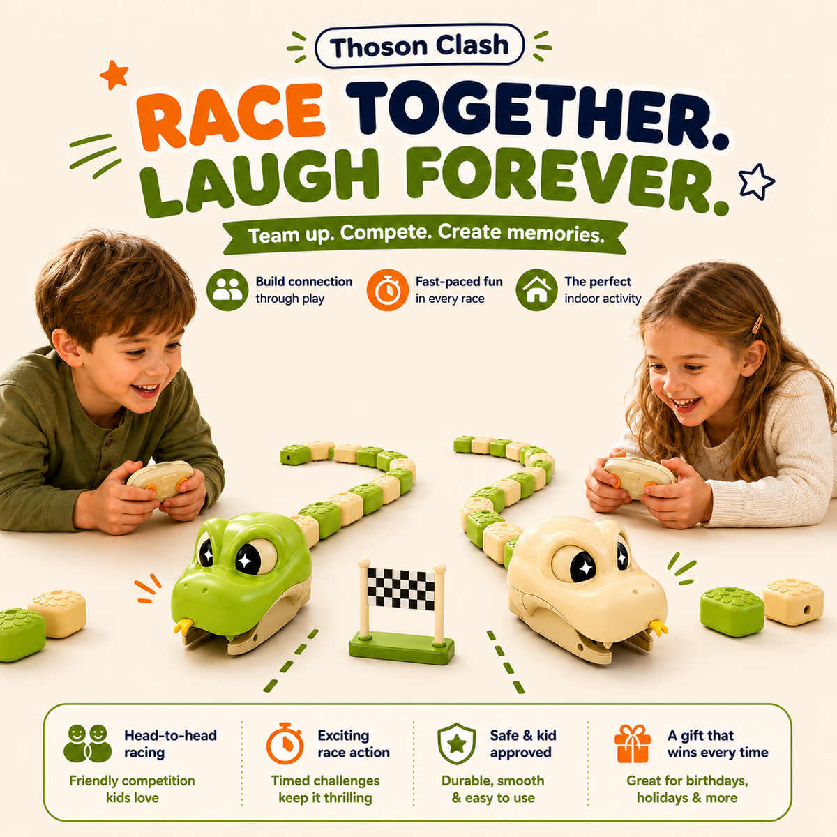 SnapSnake™ Interactive Magnetic RC Game
