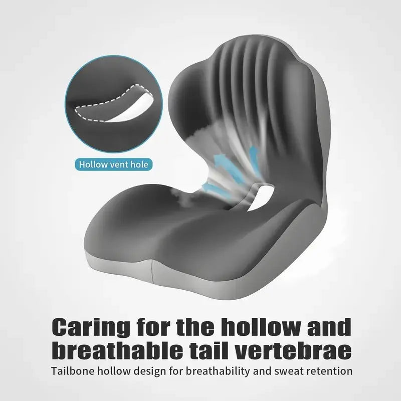 ErgoRest™ Ergonomic Seat Cushion with Back Support