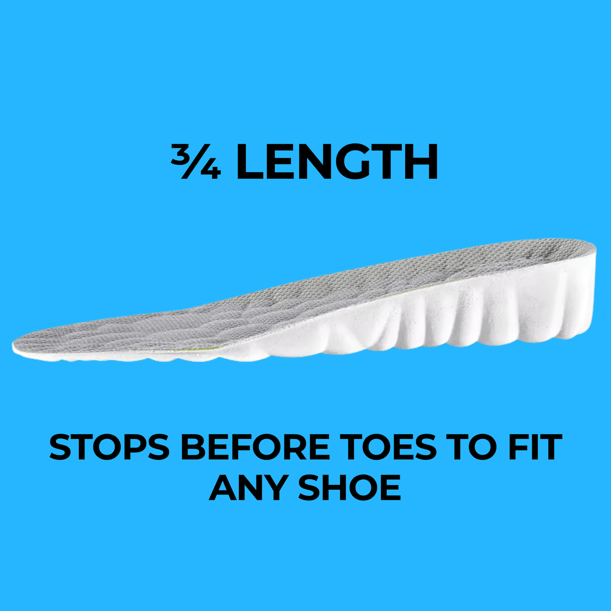 OrthoLift™ Cushioned Height-Boosting Insoles