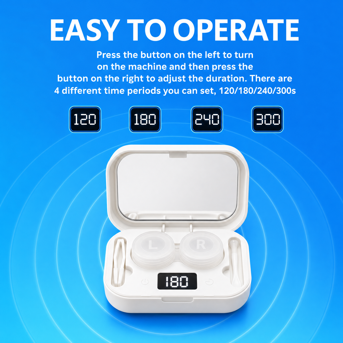 LensPure™ Sonic Contact Lens Care Case