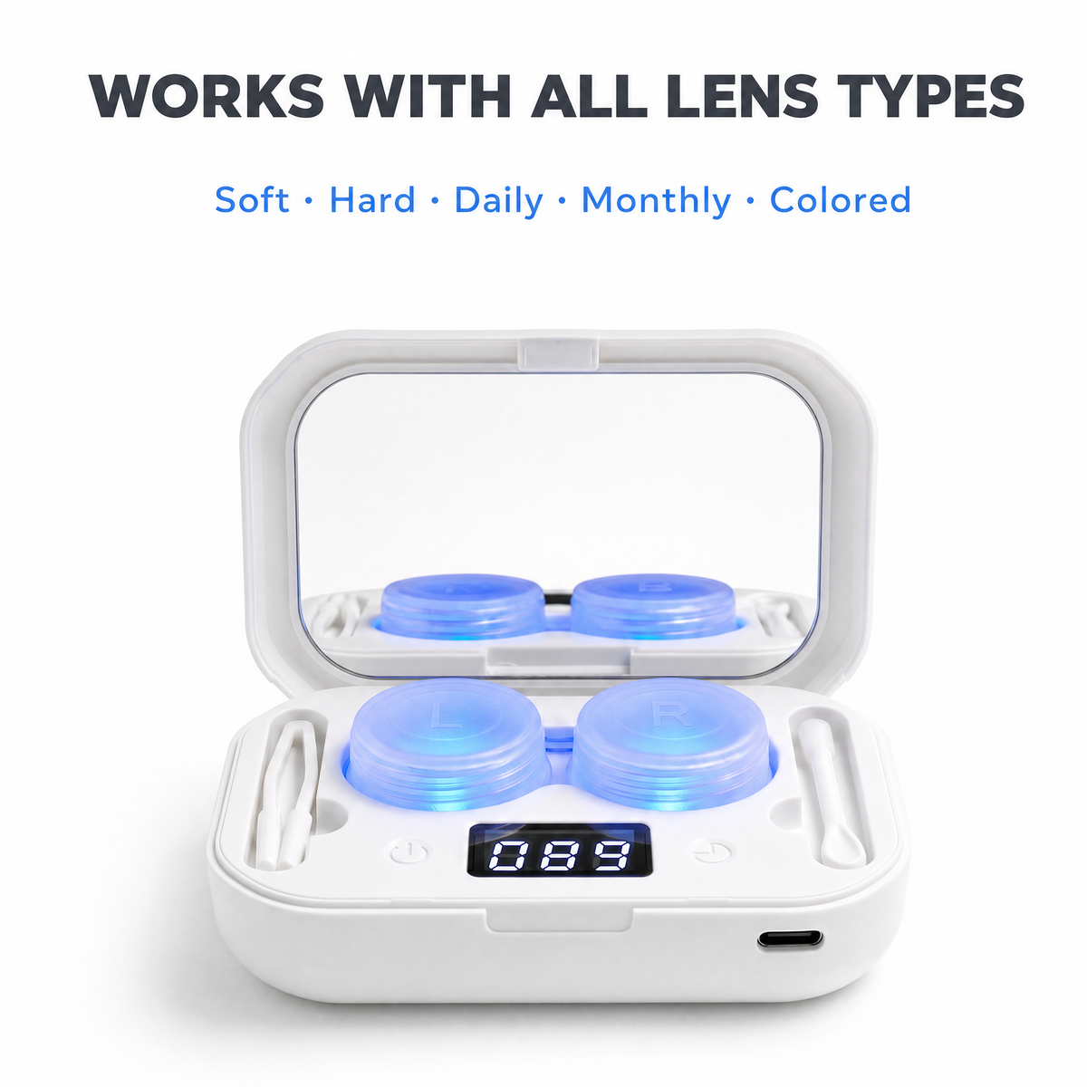 LensPure™ Sonic Contact Lens Care Case