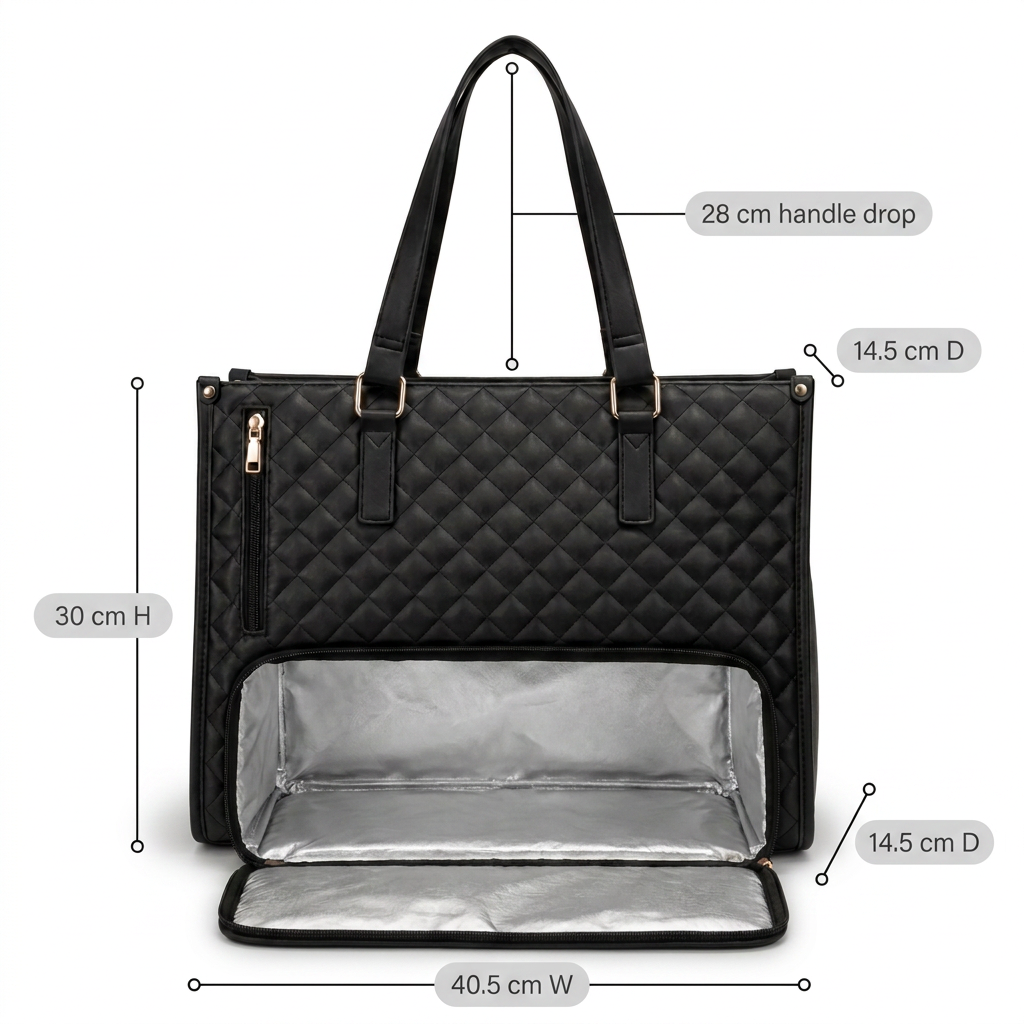 CarryLuxe™ 3-in-1 Multi-Function Tote Bag