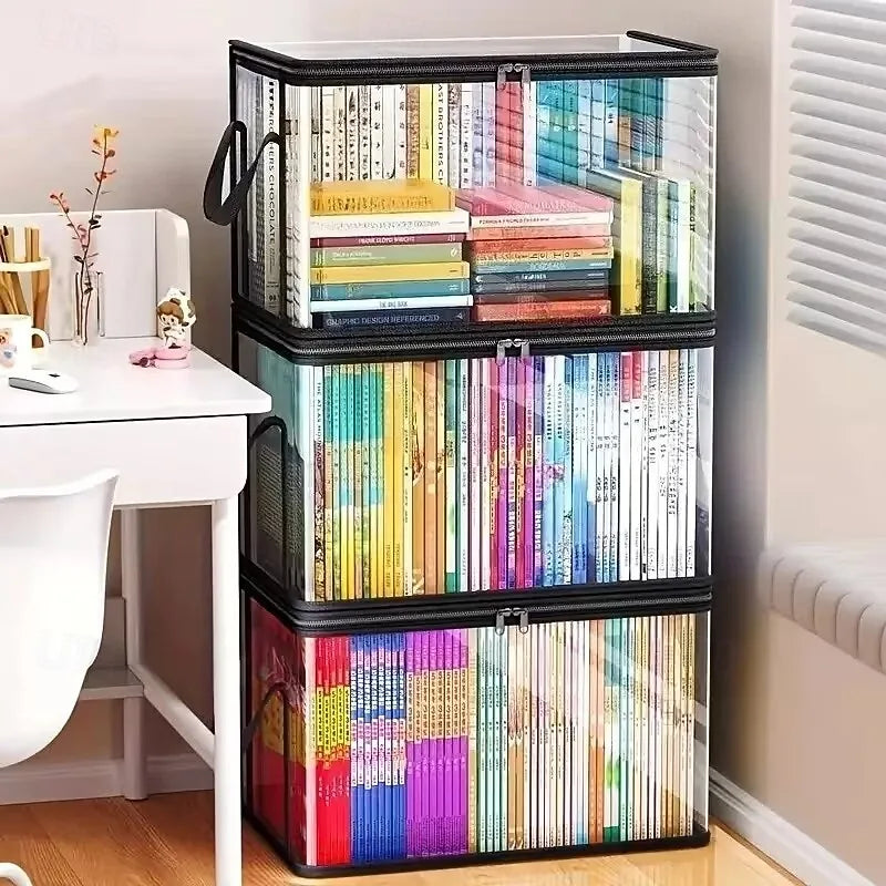 Storeva™ 3-Piece Storage Box Set | Transparent Storage & Space-Saving Organisation