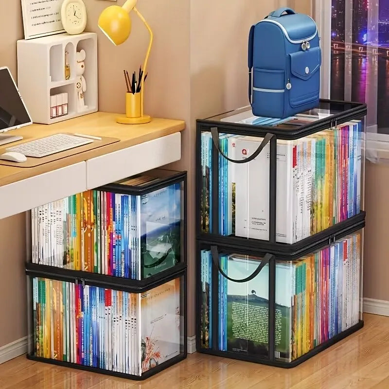 Storeva™ 3-Piece Storage Box Set | Transparent Storage & Space-Saving Organisation