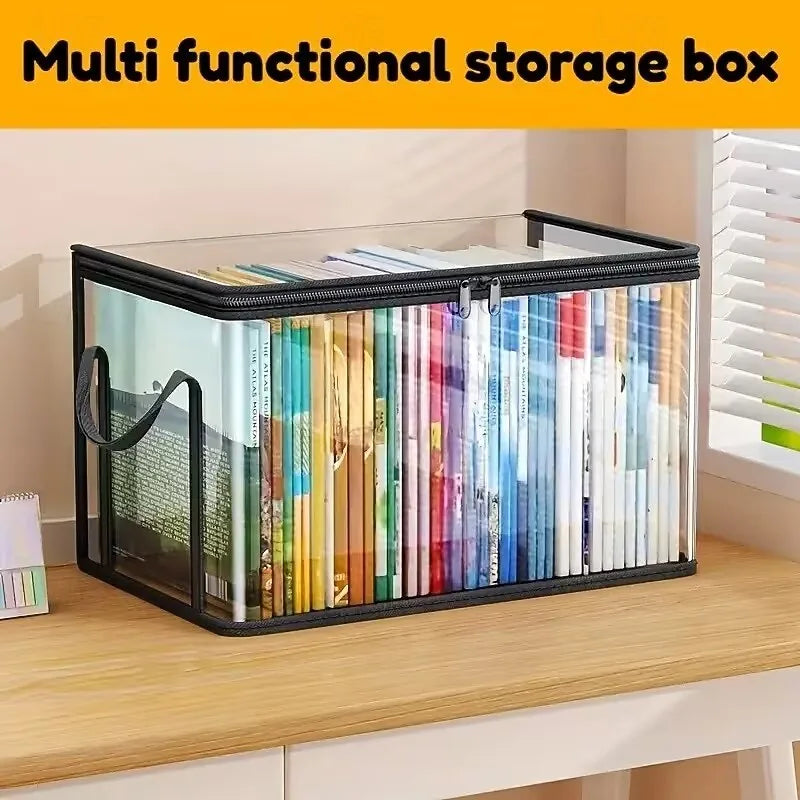 Storeva™ 3-Piece Storage Box Set | Transparent Storage & Space-Saving Organisation