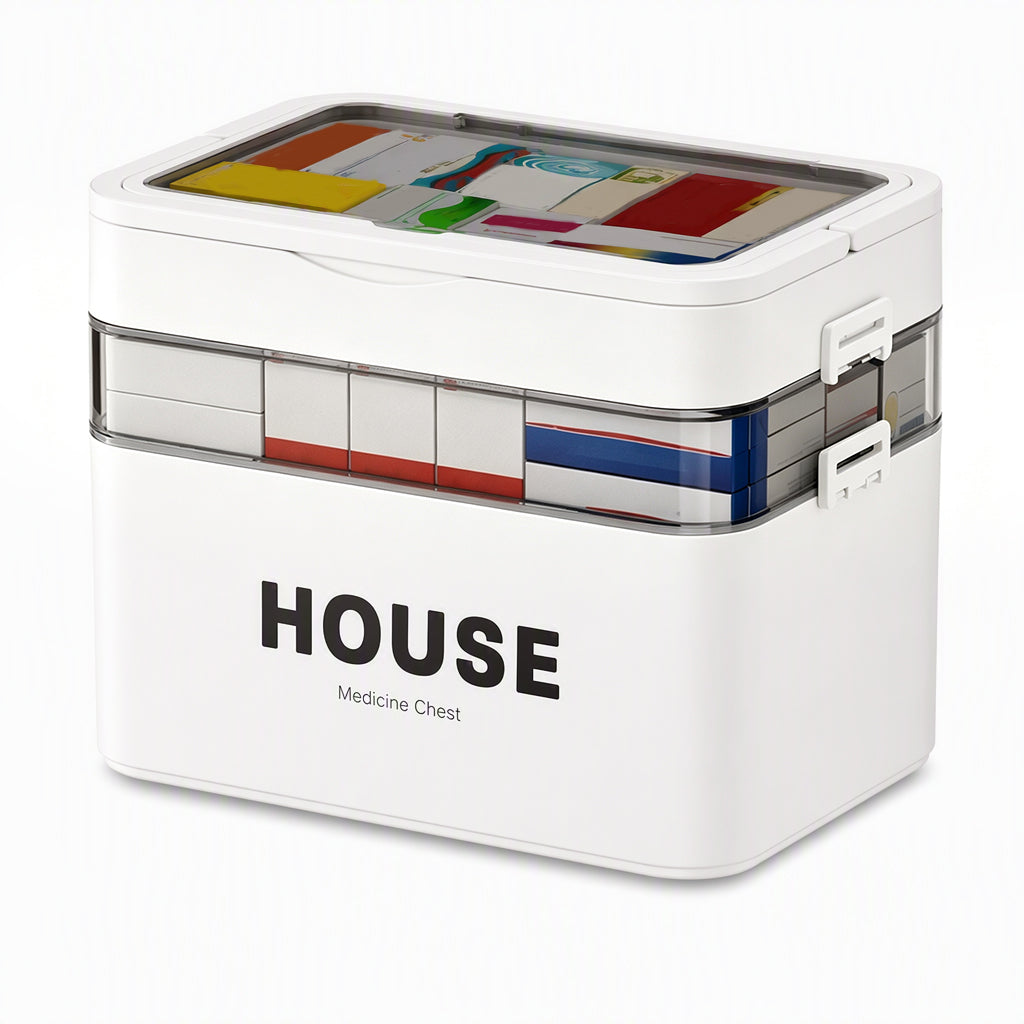 MediNest™ Medication Storage Box | Organised Compartments & Easy Portable Storage